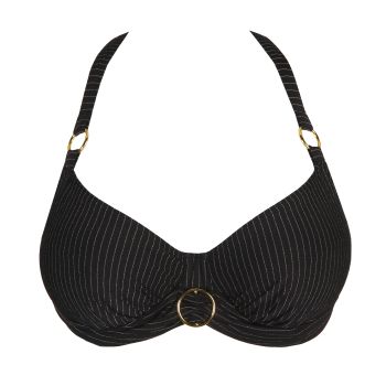 PrimaDonna Swim Solta Full Cup Bikini Top in Black 38D Only