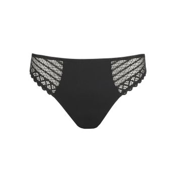 Primadonna Twist Twist Side Rio Briefs in Charcoal 