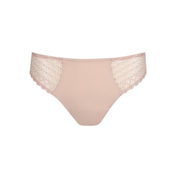 Primadonna Twist Twist Side Rio Briefs in Powder Rose 