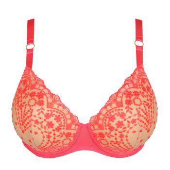 PrimaDonna Twist Angelou Padded Heartshape Bra in Juicy Melon C To G Cup