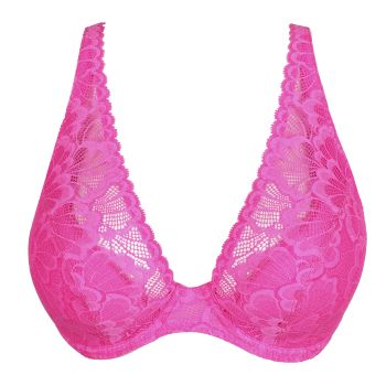 Primadonna Twist Mocuto Half Padded Plunge Bra in Pixie Blossom B To F Cup
