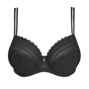 Primadonna Twist Twist Side Full Cup Bra in Charcoal B To G Cup