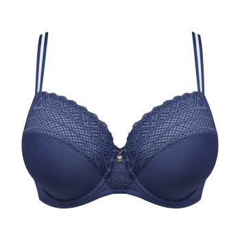 Primadonna Twist Twist Side Full Cup Bra in Indigofera B To G Cup