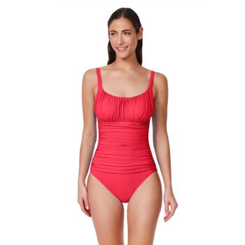 Profile by Gottex Tutti Frutti Shirred Peasant One Piece