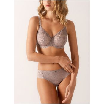 Empreinte Cassiopee Underwired Seamless Non Moulded Bra In Rose Sauvage