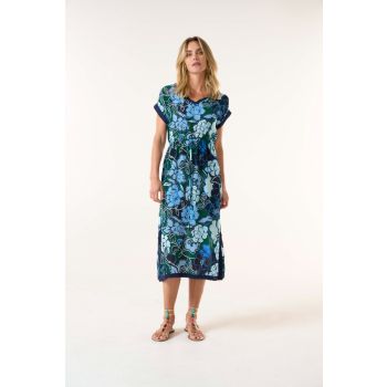 Oneseason Lefkada Viscose Sami Dress in Navy