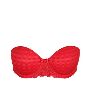 Marie Jo Avero Moulded Strapless Bra in Scarlet B To E Cup