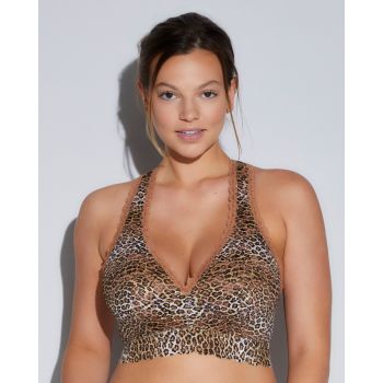 Cosabella Never Say Never Printed Curvy Racie Bralette in Animal Print