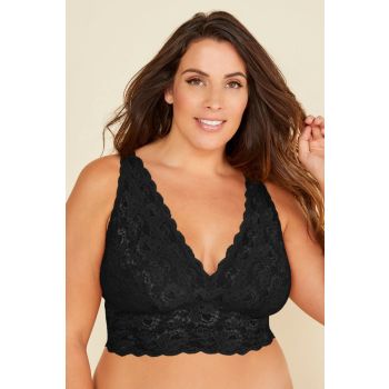Cosabella Never Say Never Extended Plunge Longline Bralette