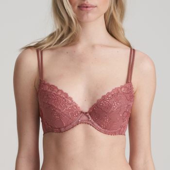 Marie Jo Jane Push Up Bra With Removable Pads in Red Copper A-E