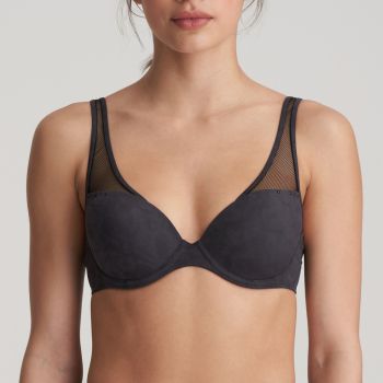 Marie Jo L'Aventure Samuel Moulded Round Shaped Bra in Suede Touch B-F