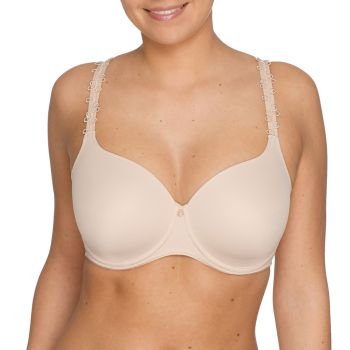 PrimaDonna Perle Moulded Full Cup bra in cafe latte limited sizes