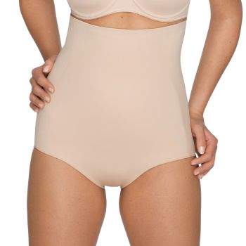 PrimaDonna Perle High waist control Shapewear brief with side panel in caffe Latte
