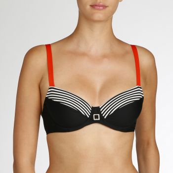 Marie Jo Swim Grace Bikini Top Wired Non-Moulded Full Cup Bikini Top Pili Pili