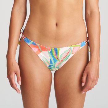 Marie Jo Swim Tarifa Waist Roped Bikini Briefs in Tropical Blossom