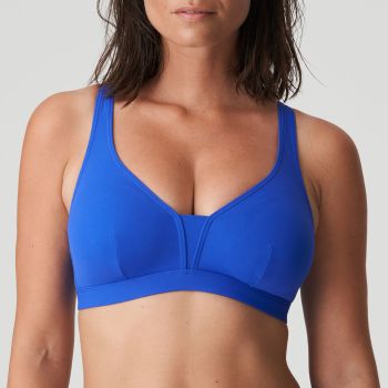 PrimaDonna Swim Holiday Bikini Top with Removable Pads in Electric Blue size XS-2XL