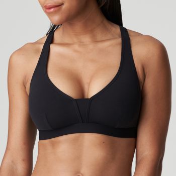 PrimaDonna Swim Holiday Bikini Top with Removable Pads in Black 