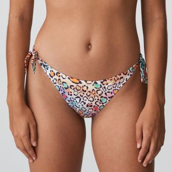 PrimaDonna Swim Managua Waist Roped Bikini Briefs in Tropical Leo