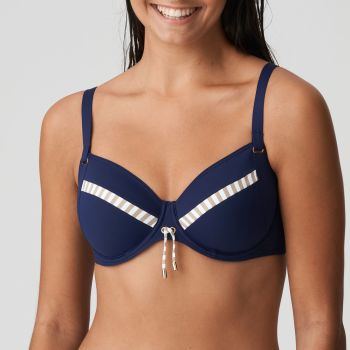 PrimaDonna Swim Ocean Mood Full Cup Bikini Top in Water Blue size C-I