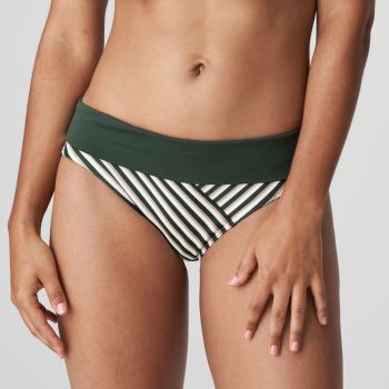 PrimaDonna Swim La Concha Fold Bikini Briefs in Malachite 