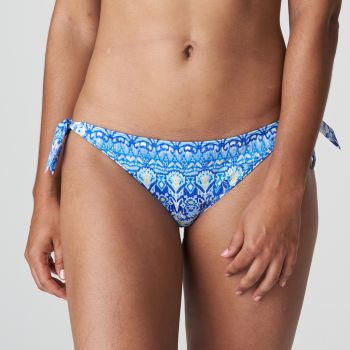 PrimaDonna Swim Bonifacio Waist Roped Bikini Briefs in Electric Blue