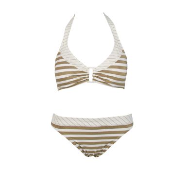 Red Point Reka Triangle Bikini in White