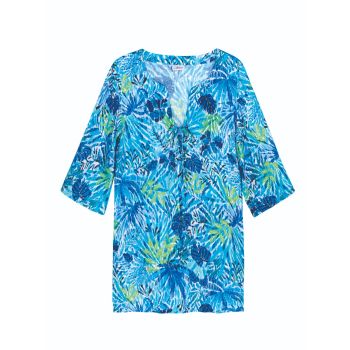 Tessy by Roidal Haiti Candra Kaftan in Turquoise