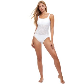 Profile by Gottex Sheer Pleasure One Piece Swimsuit in White 