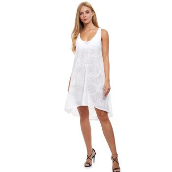 Profile by Gottex Sheer Pleasure Mesh Dress in White 