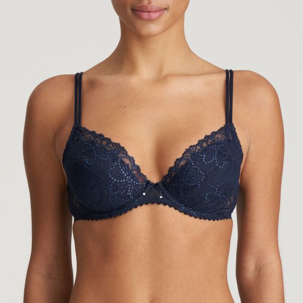 Marie Jo Jane Push-up Bra Removable Pads in Velvet Blue A To E Cup