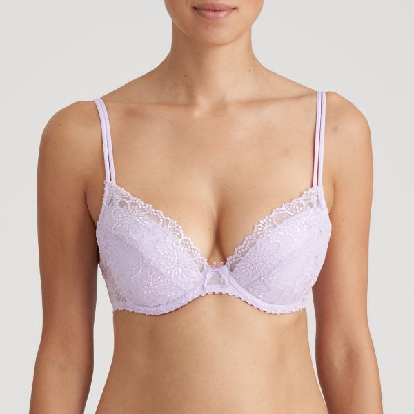 Marie Jo Jane Push-up Bra Removable Pads in Pastel Lavender A To E Cup