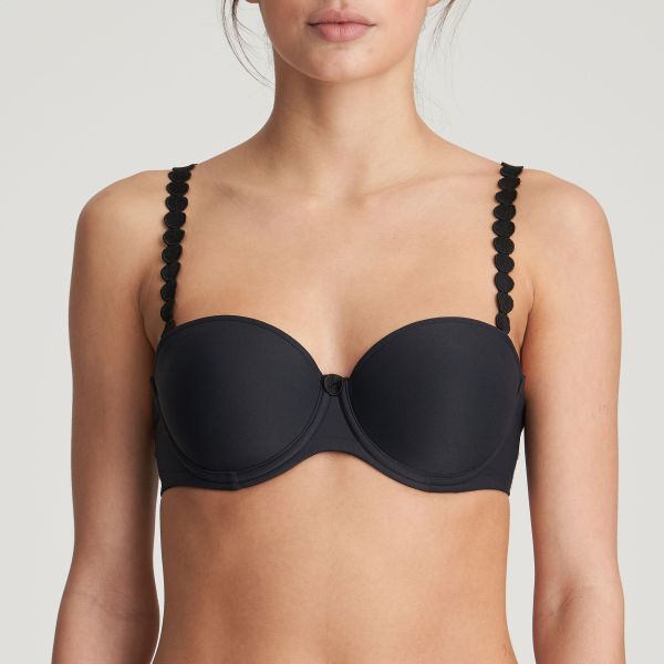 Marie Jo L'Aventure Tom Padded Bra - Strapless in Charcoal A To E Cup