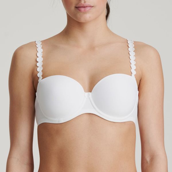 Marie Jo L'Aventure Tom Padded Bra - Strapless in White A To E Cup