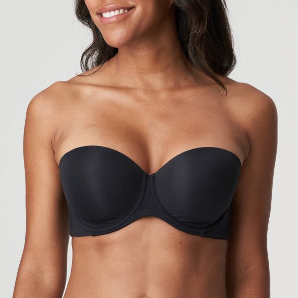 PrimaDonna Figuras Padded Bra - Strapless in Charcoal C To G Cup