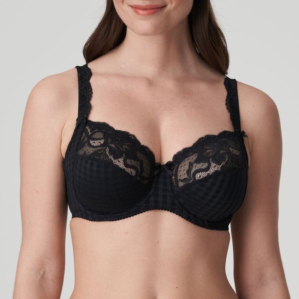 PrimaDonna Madison Full Cup Bra in Black B To I Cup