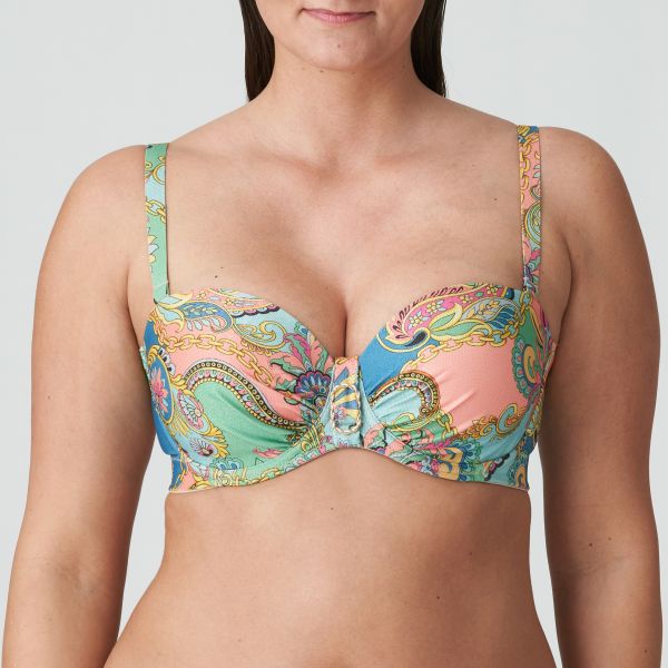 padded strapless bikini top