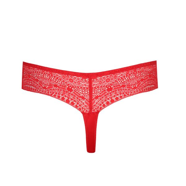 PrimaDonna Twist Epirus Half Padded Plunge Bra in Red