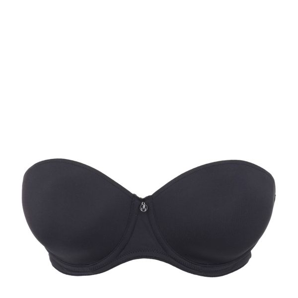 PrimaDonna Perle Strapless bra in charcoal (Black) 38G ONLY