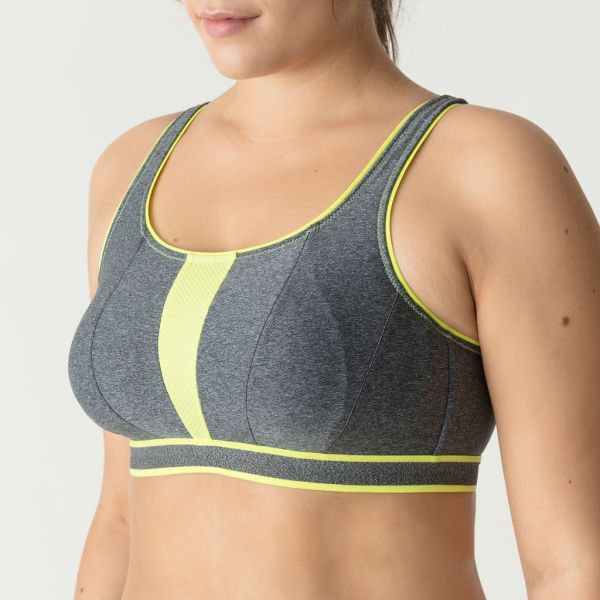 PrimaDonna Sport The Sweater Wireless Sports Bra in Cosmic Grey