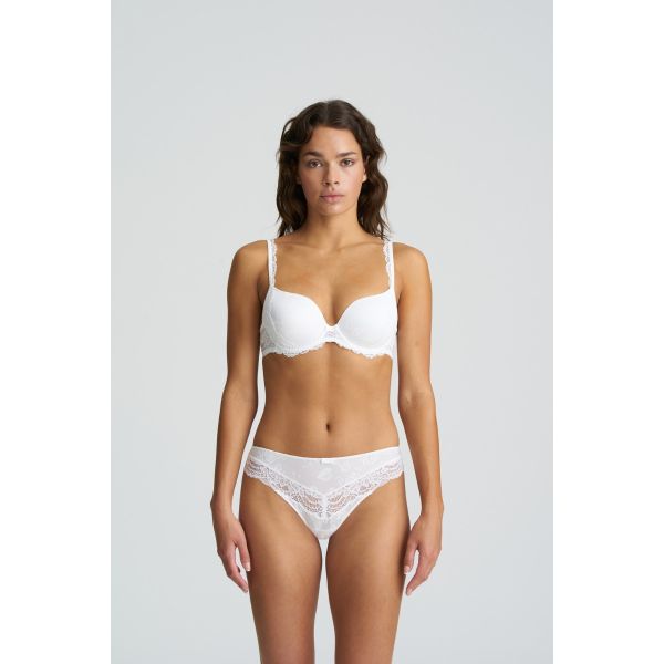Marie Jo Sylvia Moulded Heart Shaped Bra in White A-E