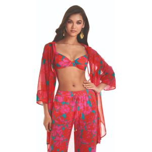 Roidal Floreale Ares polyester Chiffon Shirt
