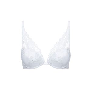 Simone Perele Saga Triangle Push-up bra in White