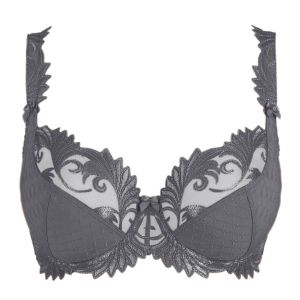 Empreinte Thalia Jacquard Underwired Low Neck Non Moulded Bra in Celestial Grey  New Style!