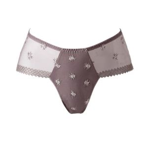 Louisa Bracq Chantilly Shorty in Taupe