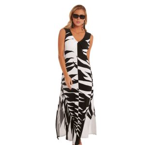 Roidal Black & white Venco Maxi Dress