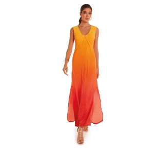 Roidal Brazil Touch Mistral Maxi Dress in Ombre Orange