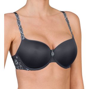 Felina Conturelle Provence Memory Soft cup Bra in Carbon  
