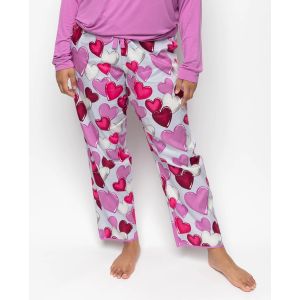 Cyberjammies Viola Heart Print Pyjama Pants