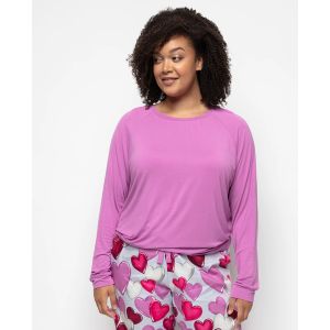 Cyberjammies Viola Pink Slouch Jersey Pyjama Top
