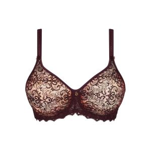 Empreinte Cassiopee Underwired Seamless Non Padded Bra In Henne
